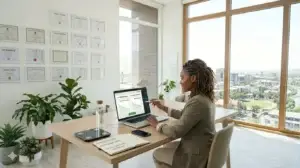 A luxury responsive WordPress website layout optimized via a comprehensive Health Coach SEO Strategy to accelerate client growth.